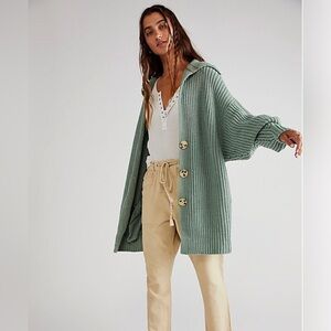 Free People Swim Too Deep Oversized Cardigan